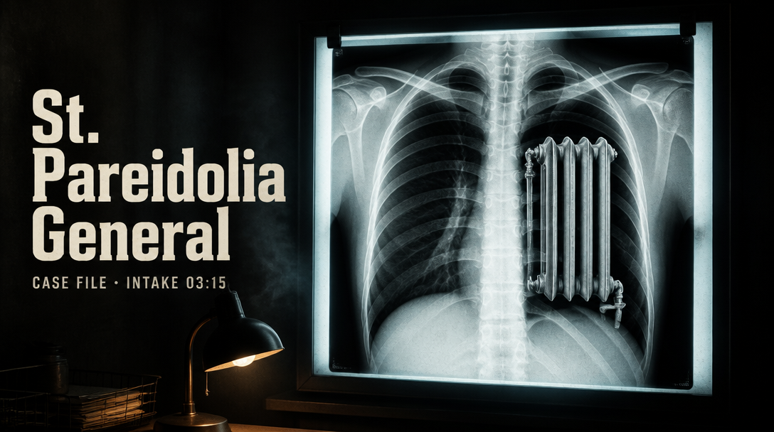 St. Pareidolia General — A small hospital with an unusual caseload. The patients keep coming. You keep operating.